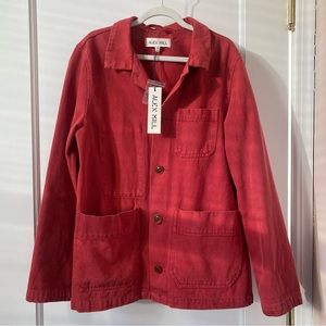 New Alex Mill Britt Work Jacket in Recycled Denim Paprika XS - NWT